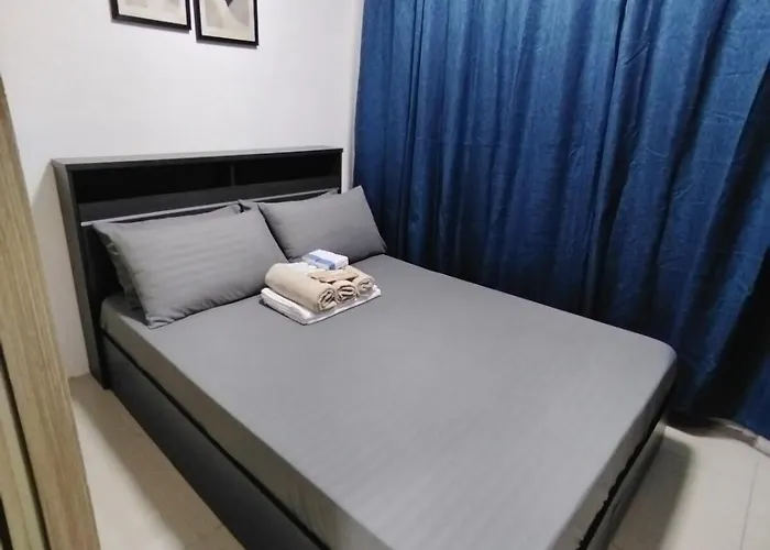 Apartment 2 Bedrooms 1cr Shore 1 Residences Upto 7 Person-15mins Walk To Moa Manila