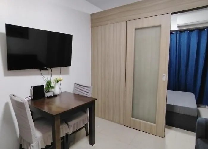 Apartment 2 Bedrooms 1cr Shore 1 Residences Upto 7 Person-15mins Walk To Moa Manila